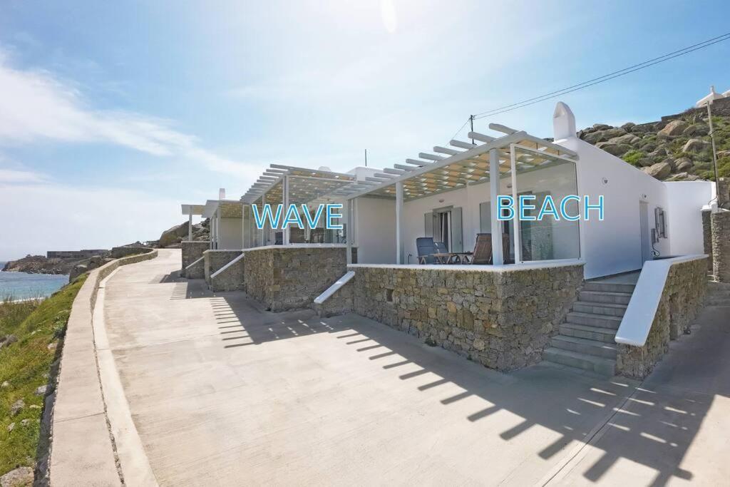 1Path Wave Mykonos Super Paradise Beach House Mykonos Town Exterior foto
