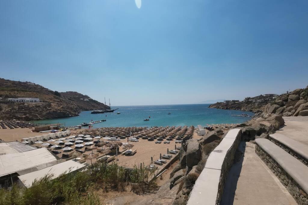 1Path Wave Mykonos Super Paradise Beach House Mykonos Town Exterior foto
